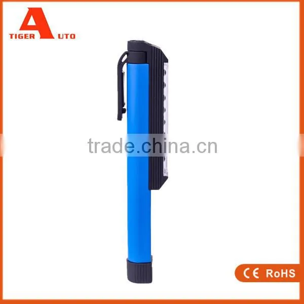 2015 wholesale COB portable LED flashlight pen with clip magnet
