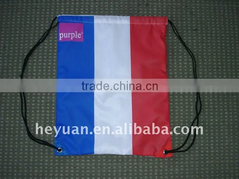 colourfiul polyester back bag