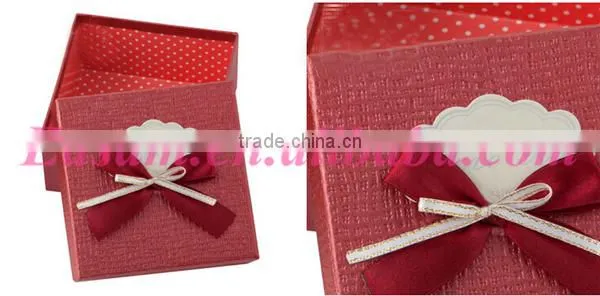 High quality custom logo christmas candy gift paper box with lid