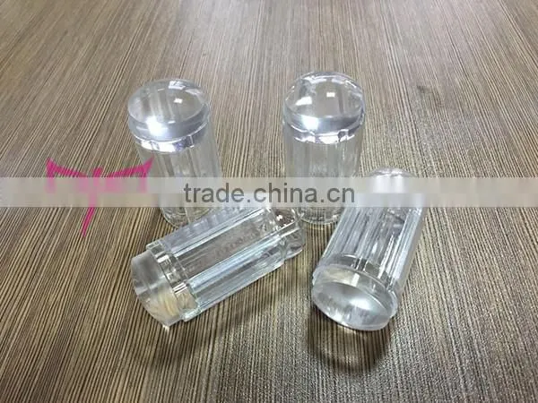 Amazing!!! Total clear clear nail stamper can see anything(clear head+clear holder)