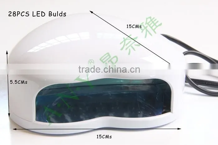 Professional Home Using White Heart Shape 3W Nail Curing Light UV Nail Polish Dryer