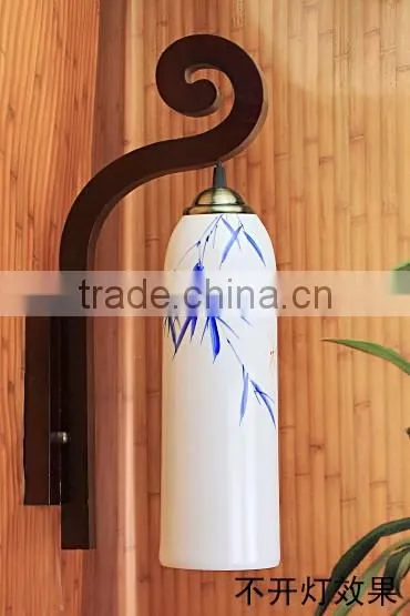 Chinese Porcelain Wall Light UL RoHS SAA CE CE Small Antique Wall Reading Lamp Bedroom Wall Lamps For Home