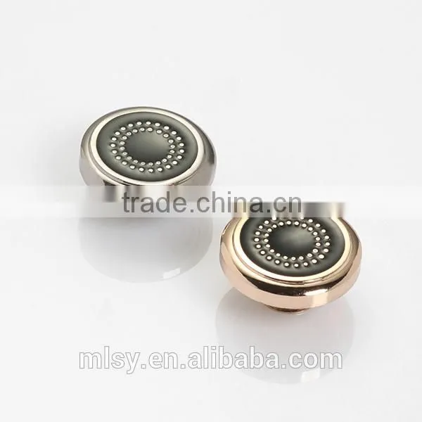 Chinese fabric buttons metal buttons for clothing