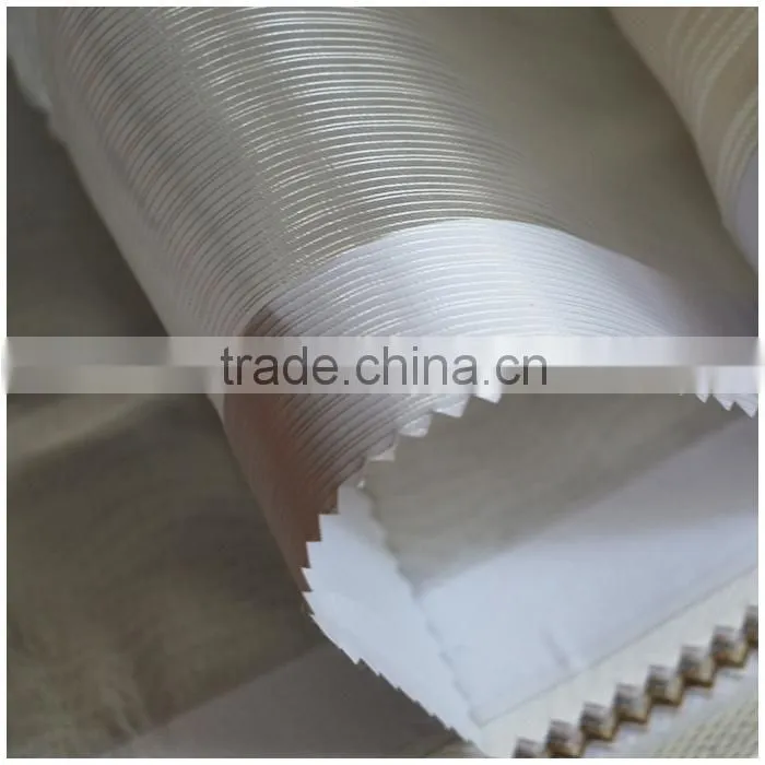 2015 High quanlity 100% polyester inherently fire retardant window screen for hotel window/home window