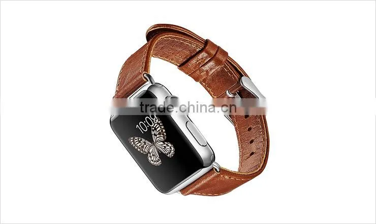 ICARER Luxury Leather For Apple Watch Band