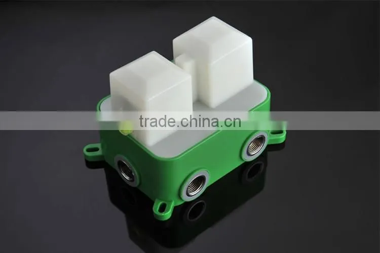 3 function square panel shower diverter valve for conceal shower temperature control thermostatic valve