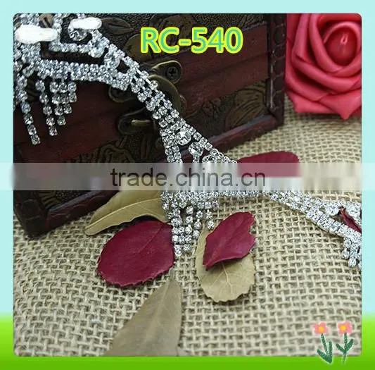 2015 Fashion rhinestone chain trimmings