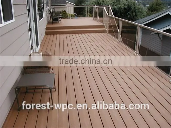 FRSTECH Faux Wooden Flooring Waterproof Solid Wpc Wood Decking
