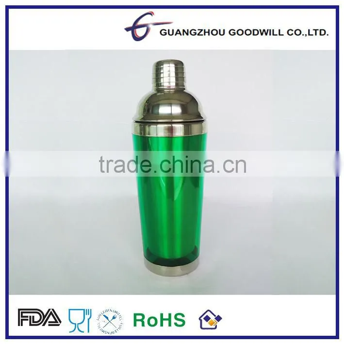 500ml S/S + Plastic Double-Walled Cocktail Shaker