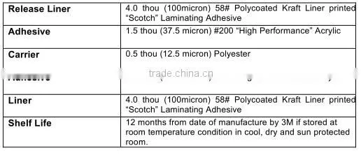3M 7953MP Membrane Spacer-TDS Die Cut Shapes