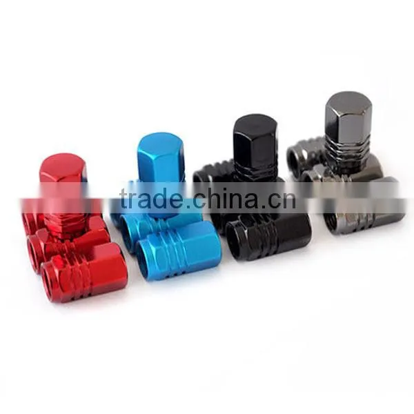 hot sale aluminum alloy car tire valve cap