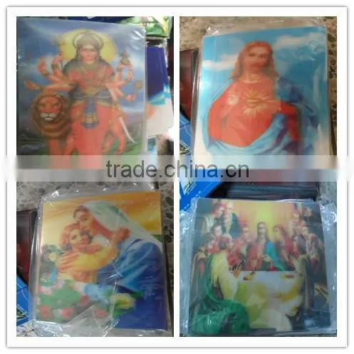 Promotional 3d lenticular pictures for wall decoration