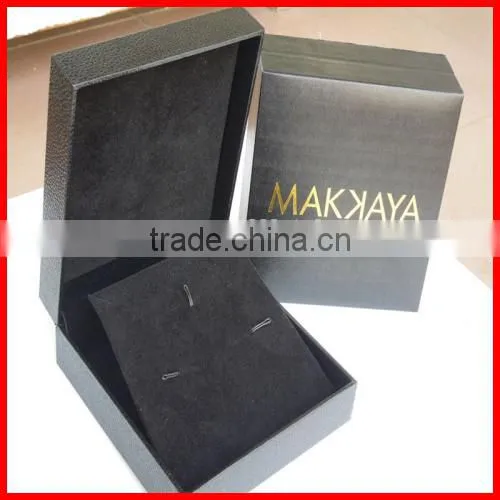 Bottom Price luxury Paper Black plastic jewelry box