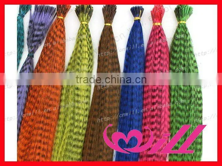 wholesale cheap synthetic feather hair extensions