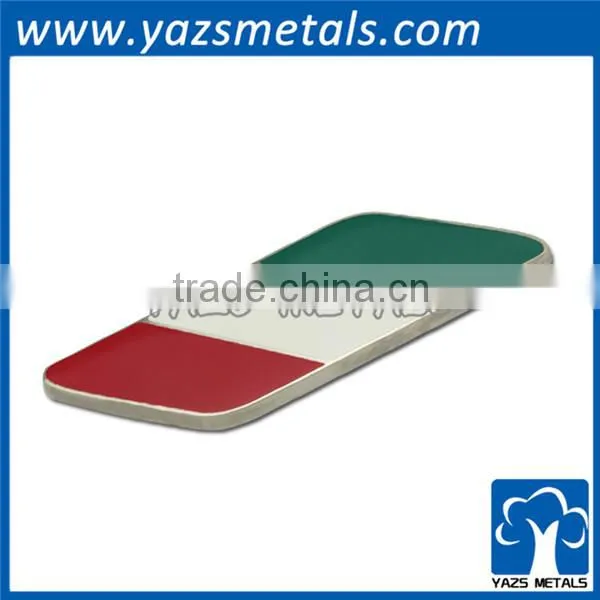 Factory custom cheap national flag emblem car sticker badge