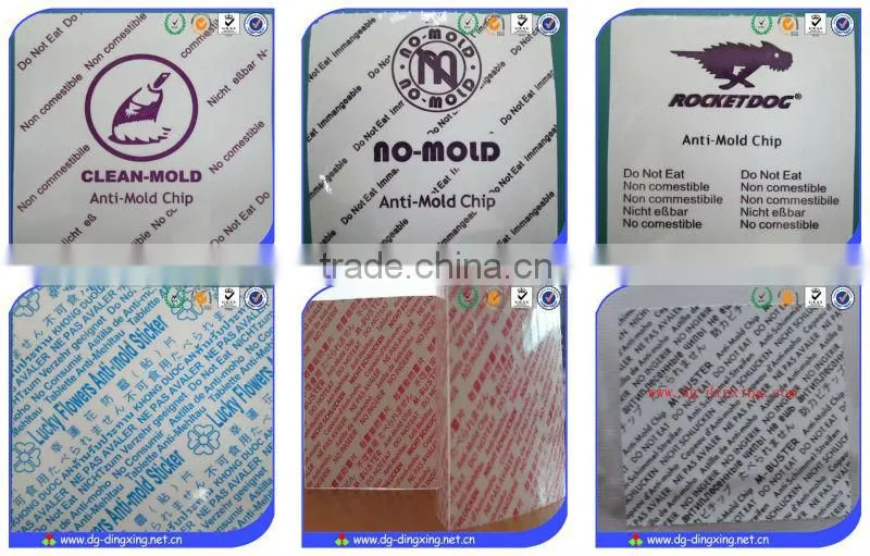 MSDS SGS TEST COMPLIED ANTI-MOLD STICKER MADE IN DONGGUAN