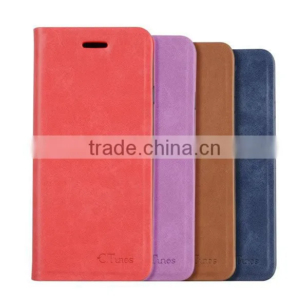 C&T Wholesale smartphone fashion walllet flip cover for apple iphone 6 plus