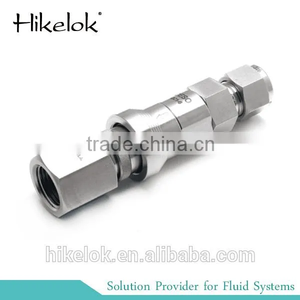 stainless steel quick connector push on tube fitting