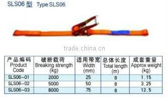 Ratchet Straps Lifting Sling Polyester