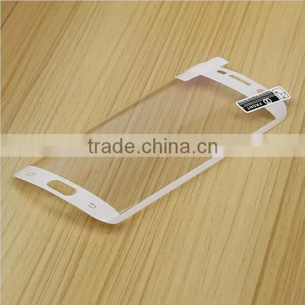 China supplier anti shatter TPU gel silicon screen protector for mobile phone for S6 EDGE