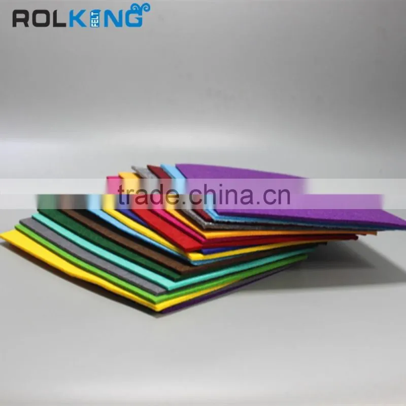 wholesale 100% needle color polyester felt
