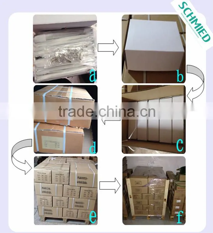 outdoor inox satin glass fixing balustrade