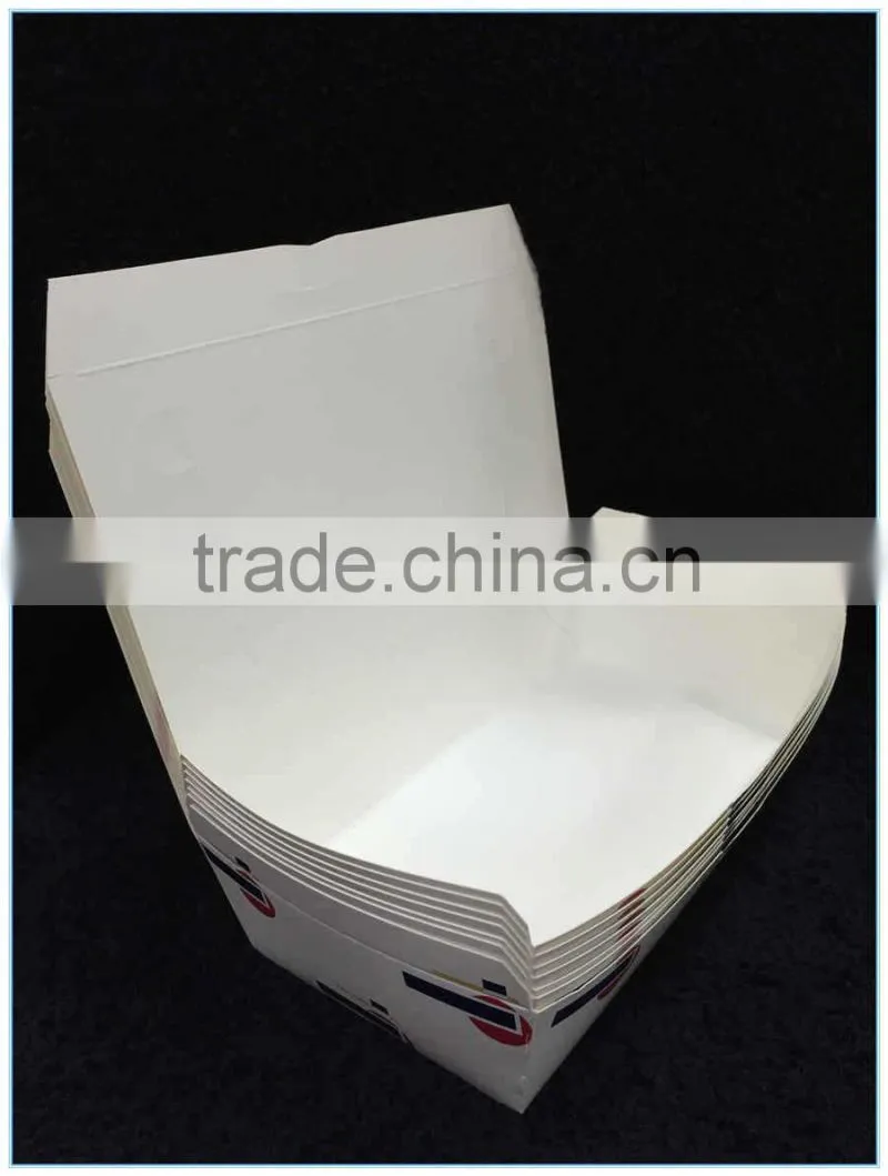 custom printing food paper tray with lid