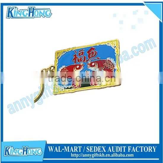 2015 Newest promotion gifts cheap decorative metal smart key chain