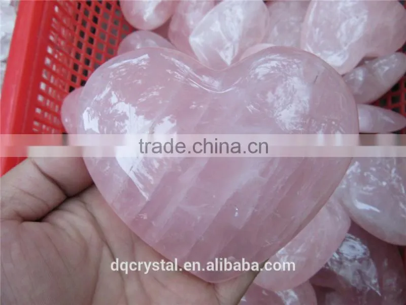 Beautiful natural crystal heart for wedding decoration