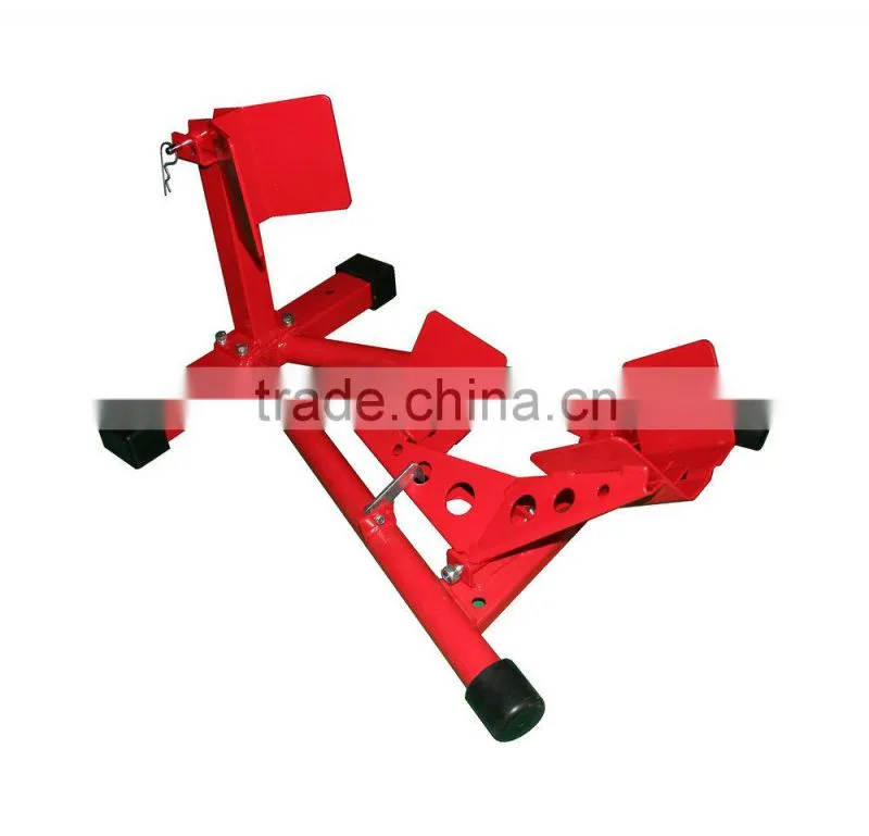 Adjustable Motorcycle Chock for 12"-21"Wheels chock, wheel clamp