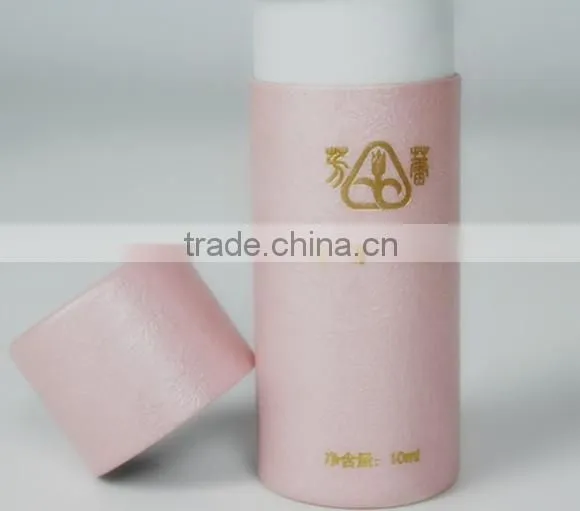 New design small kraft paper tube wholesale&Black matte carton tube with lids