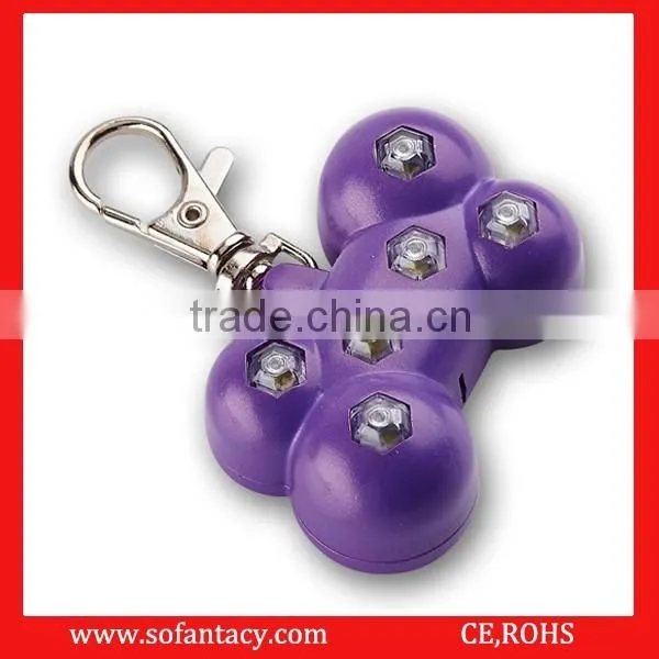 branded led pet safety light for small animal