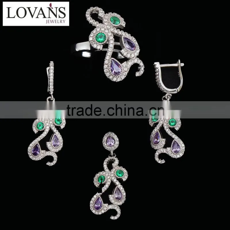 925 Silver Jewelry Set Wholesale Party Supplies Custom Jewelry TZ-0225