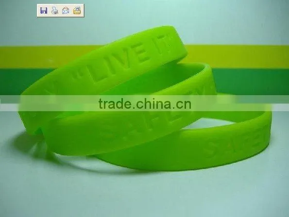 ColorSpray Silicone Wristbands bracelet with customized logo