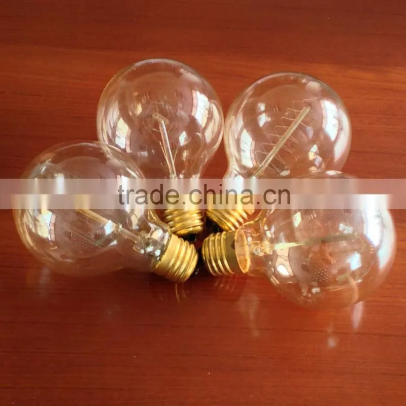Antique Decorative Carbon Filament Bulb G95 E27 clear 110-130V or 220-240V