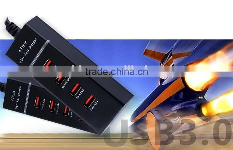 4 USB Port Wall Charger, 4 USB Port Wall Charger With US/EU Plug, China Manufacturer