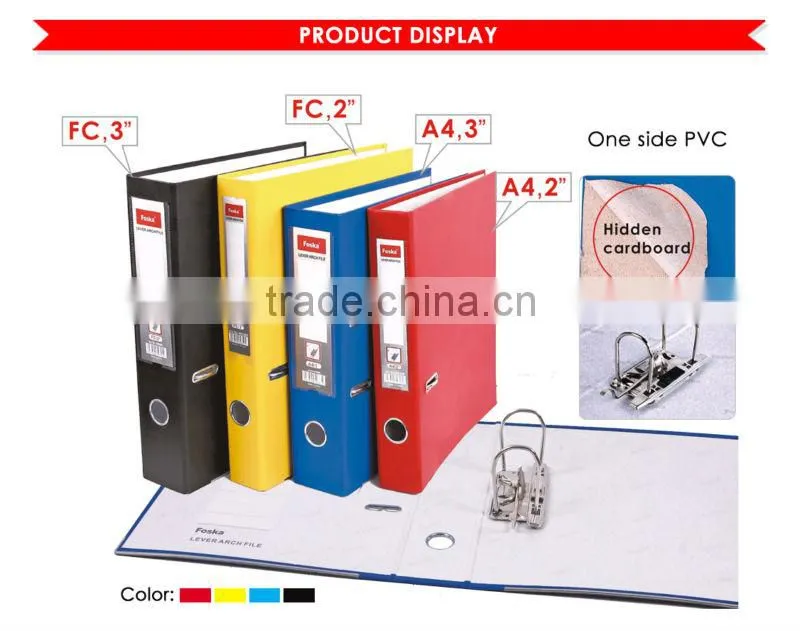 One Side PVC A4/FC Lever Arch File