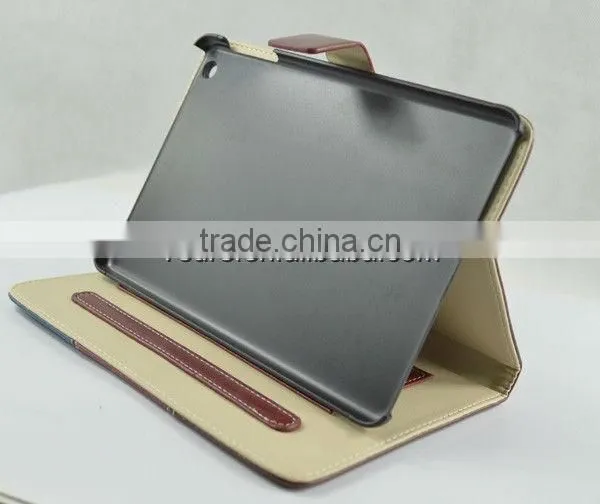 Mix color Leather Stand Case for ipad mini