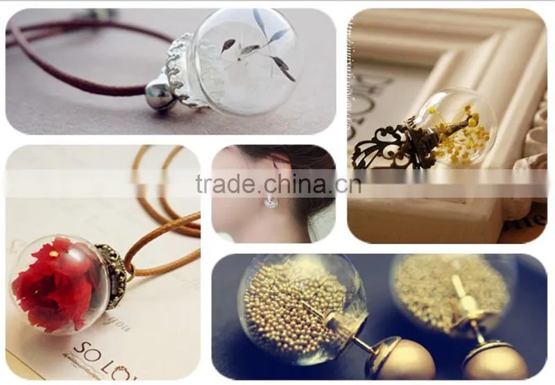 2016 New Korean fashion Wild European style simple double ball candy-colored wild earrings Women Brand earring jewelry