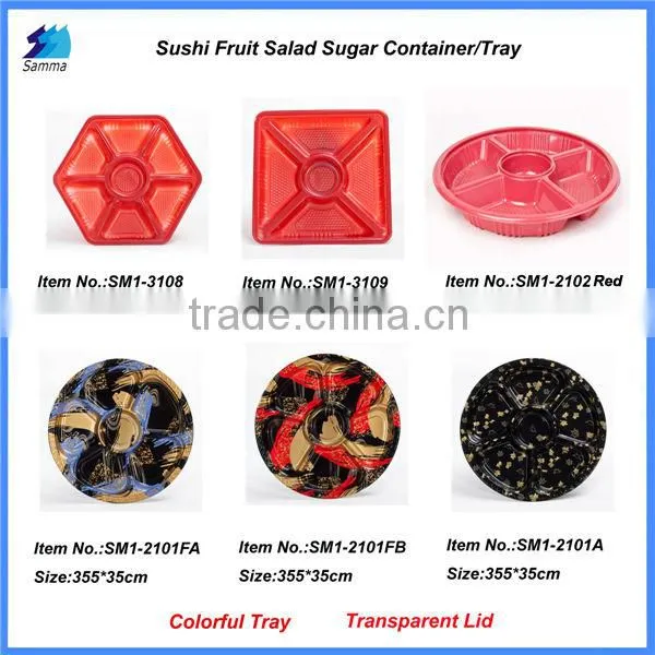 Plastic Disposable Divider Food Tray