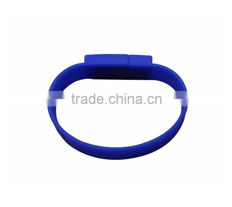 Wholesale Cheap Price Bulk Silicone USB Flash Drive Bracelet Free Sample