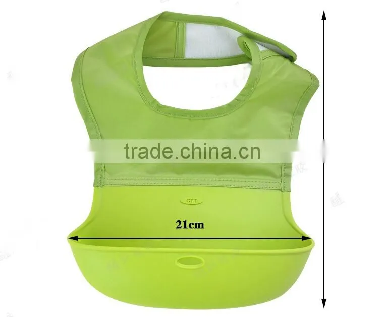 High Quality Waterproof Silicone BabyBibs Wholesale
