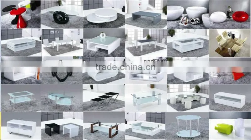 Fiberglass Material in High Gloss Finishing end table