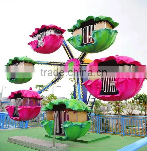 Colorful theme park ferris wheel rides children's amusement park equipment