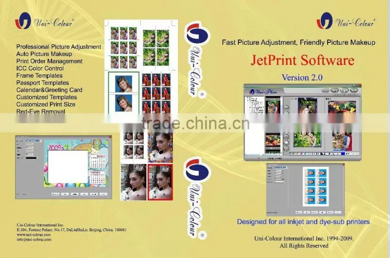 Uni-colour Photobook and Album Software