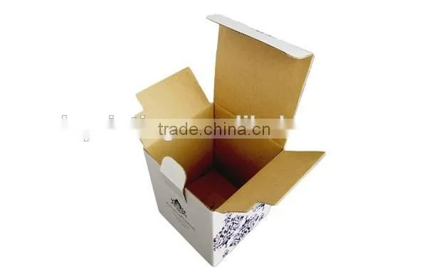 high quality white cardboard cosmetic box in shanghai