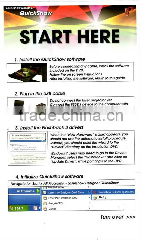 Laser Software, PANGOLIN quick show ILDA animation laser software