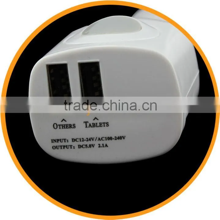 5V 2.1A Wall Charger Car Charger USB Charger for iPad Air for iPhone from Dailyetech