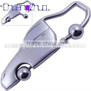 metal cat shaped keyring