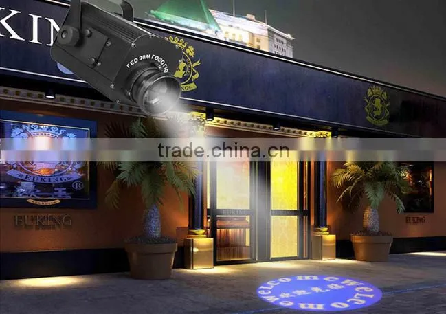 China best selling hot style 30/40/50/60w waterproof LED ads projection lamp,gobo building projection ,Taiwan CREE